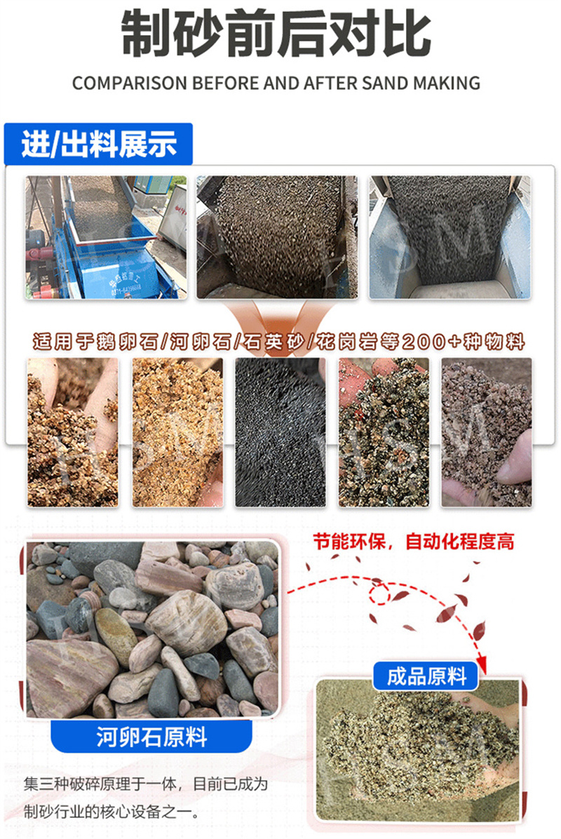 河卵石對輥制砂機 河卵石對輥制砂機